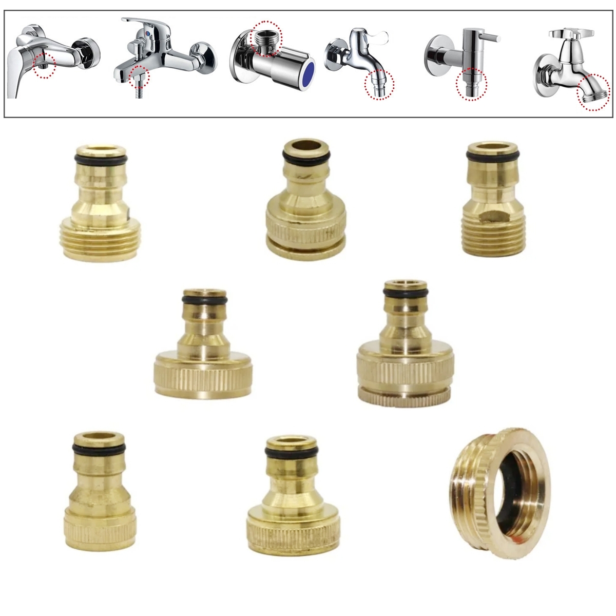 Spoke Nipple Brass - 1/2 