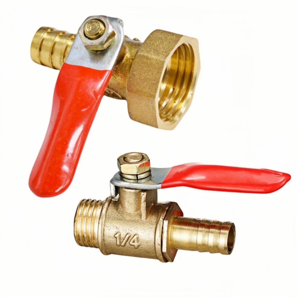 Spoke Nipple Brass - Messing Prikkeldraad Kogelkraan Connector Controller 1/8