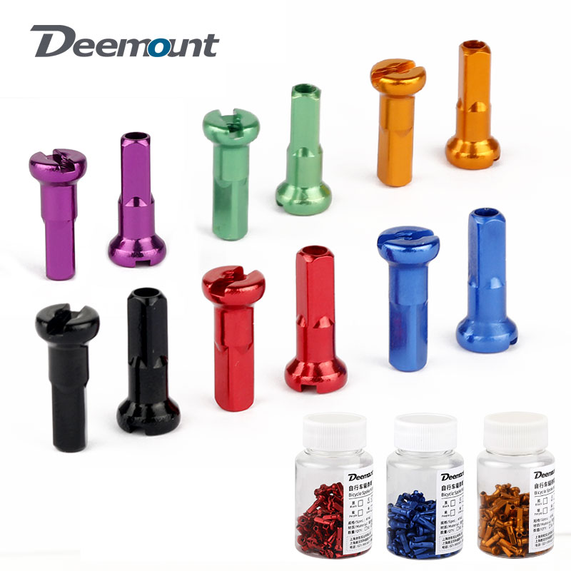 Spoke Nipple Brass - Aluminium Koperen Fietswieldoppen Cnc-Machinaal Bewerkte Mtb