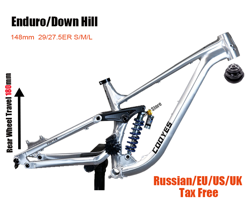 Mountain Biking Overalls - Full Suspension Frame FR/DH/AM Enduro Aluminium