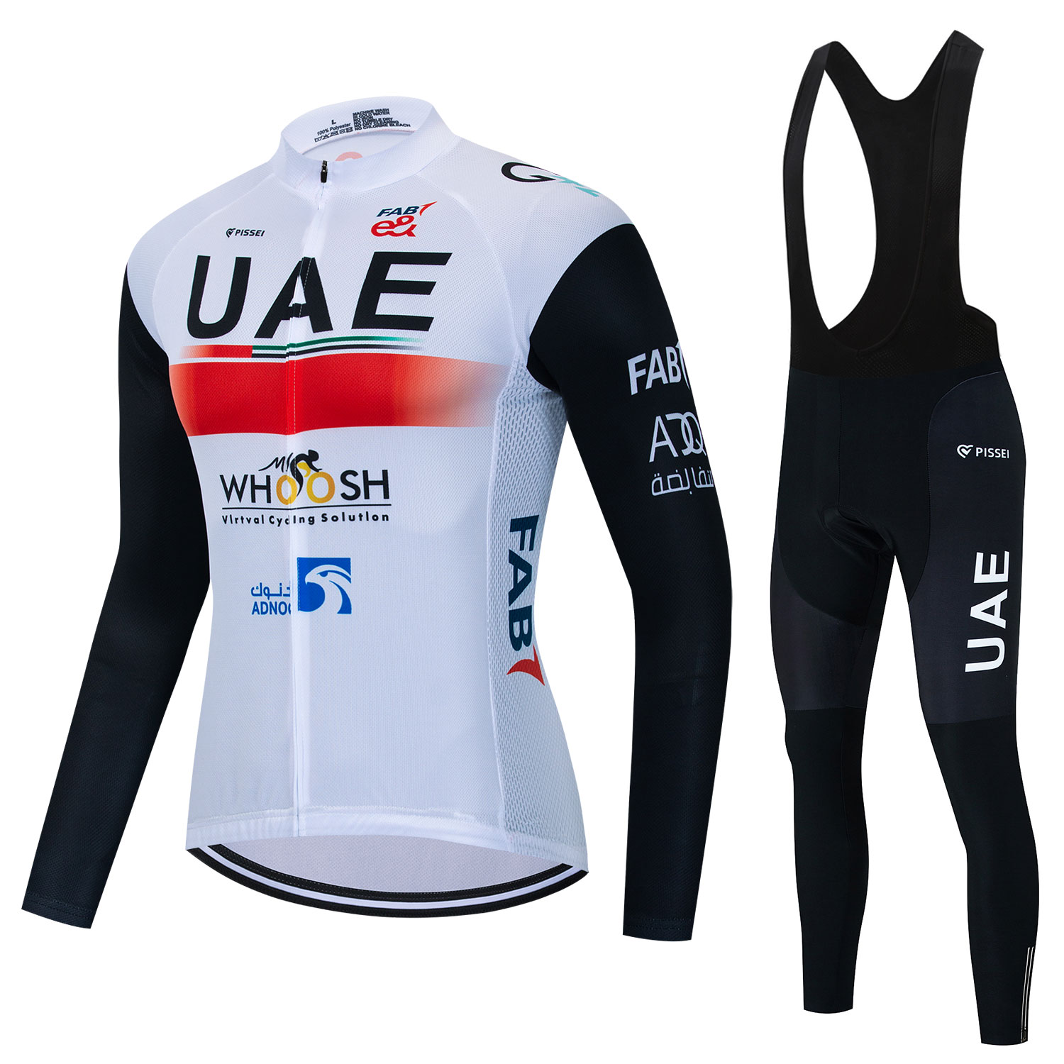 Mountain Biking Uae - Mannen Vae Ademend Wielertrui Set Lente