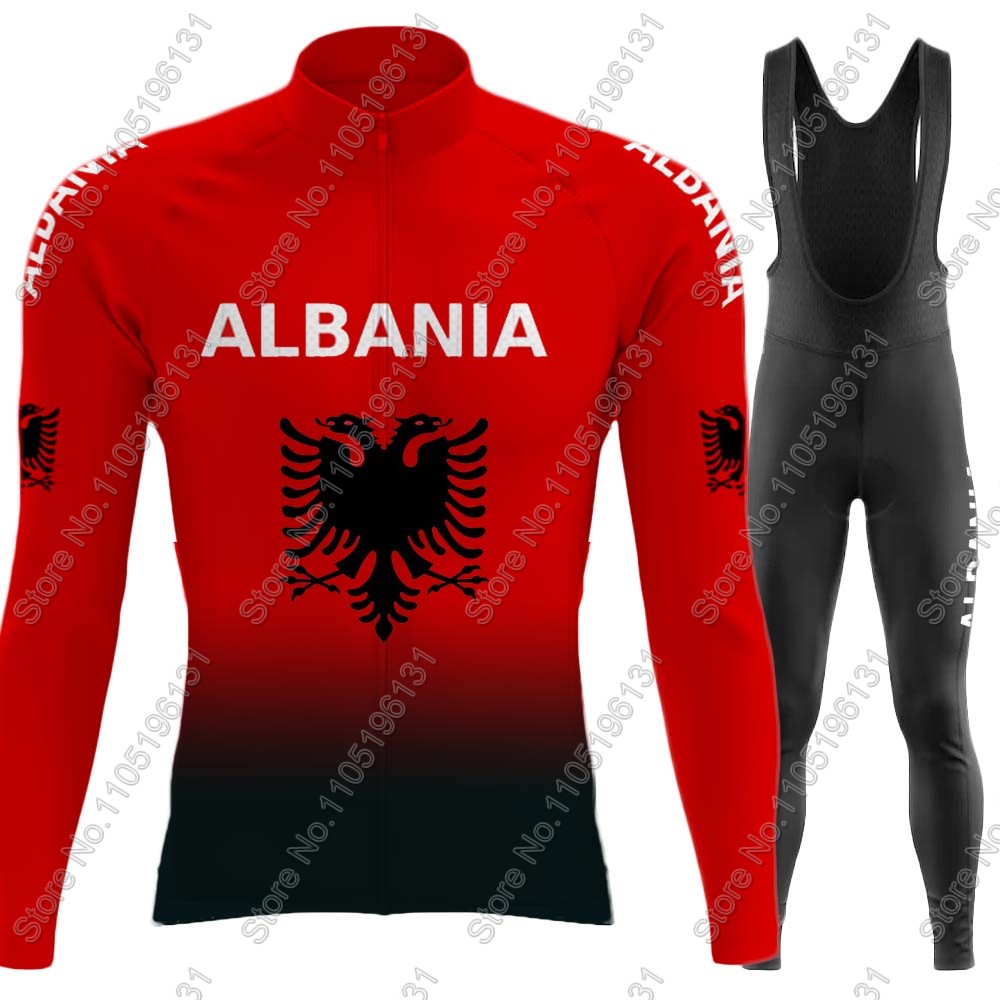 Mountain Biking Uniform - Albanië Nationaal Team 2026 Wielertrui Set