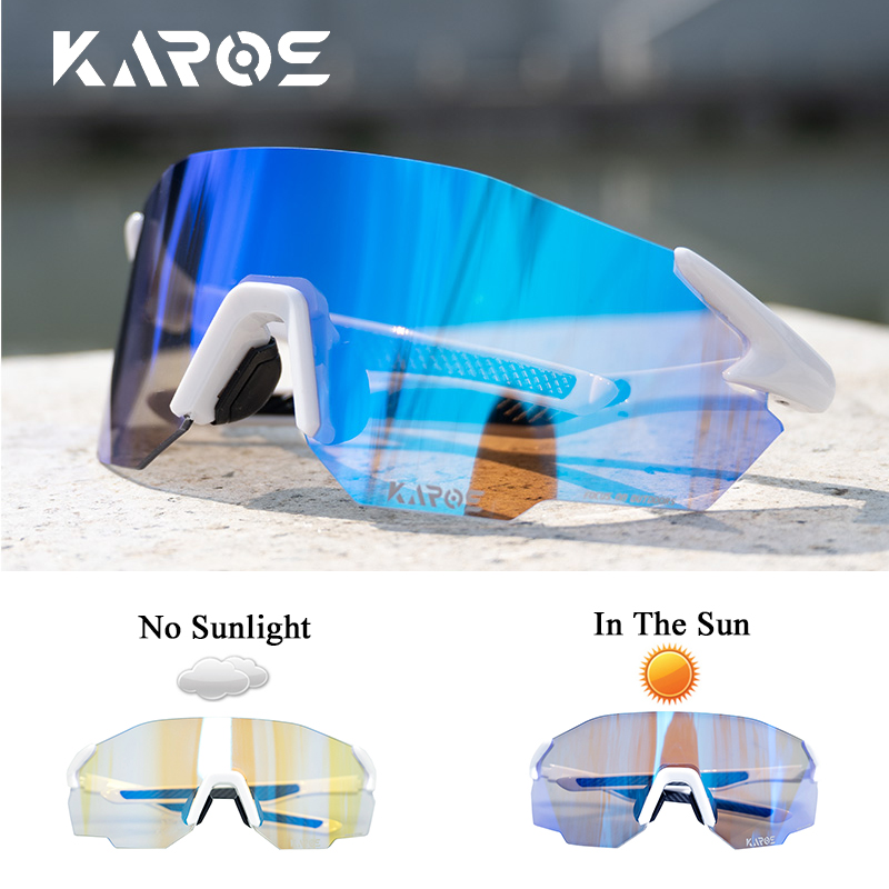 Mountain Biking Sunglasses - KAROS Meekleurende Fietsbril MTB Racefiets Brillen