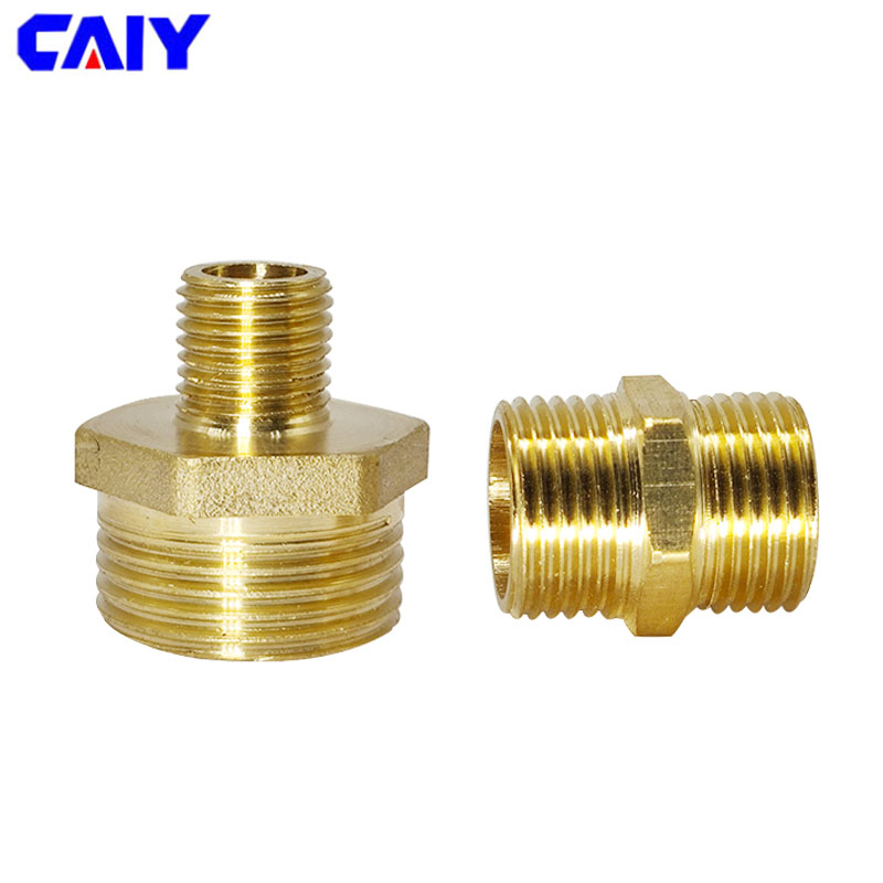 Spoke Nipple Brass - Messing Pijp Hex Tepel Fitting 1/8