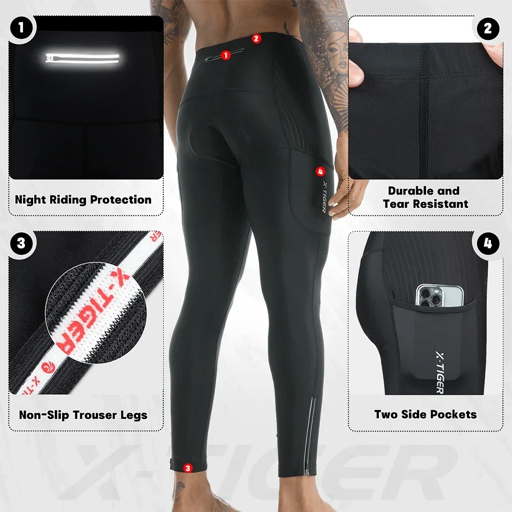 X-TIGER Heren Fietsbroek 5D Ge - Mountain Biking Overalls recensie en prijs