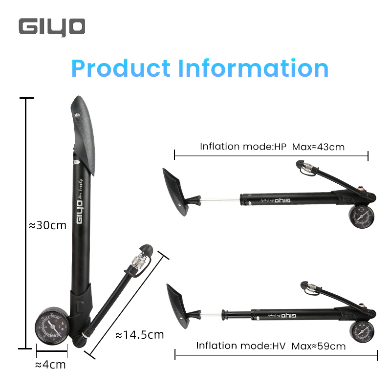 Giyo GS-41P 300psi Fiets Schok - Shock Pump Suspension recensie en prijs