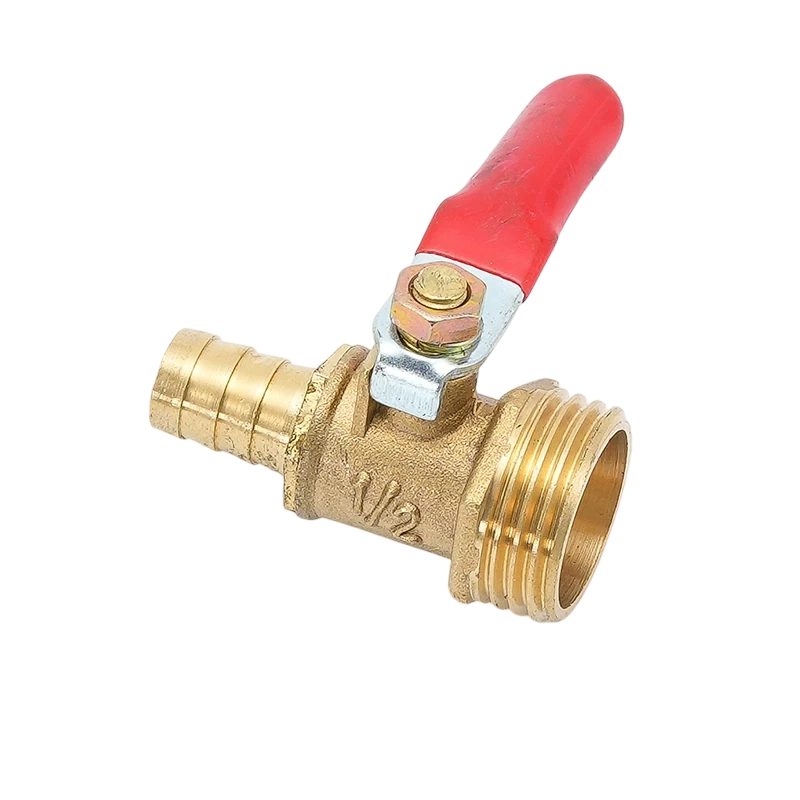 Messing kogelkraan met manneli - Spoke Nipple Brass recensie en prijs